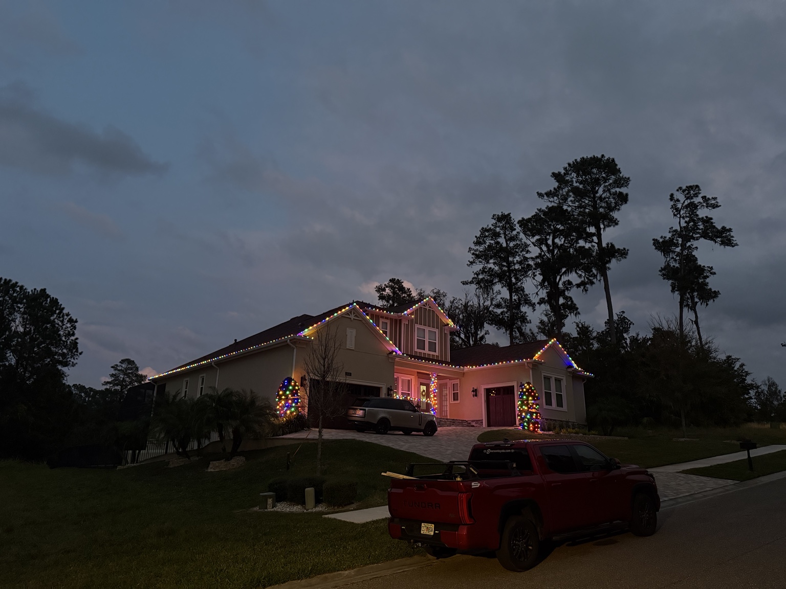Colorful Christmas lights