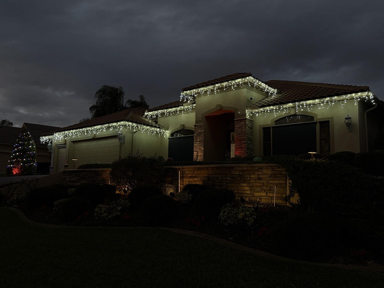 Elegant holiday lighting